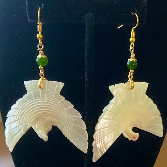 Crane Earrings - MOP/Shell - Picture 4 of 9
